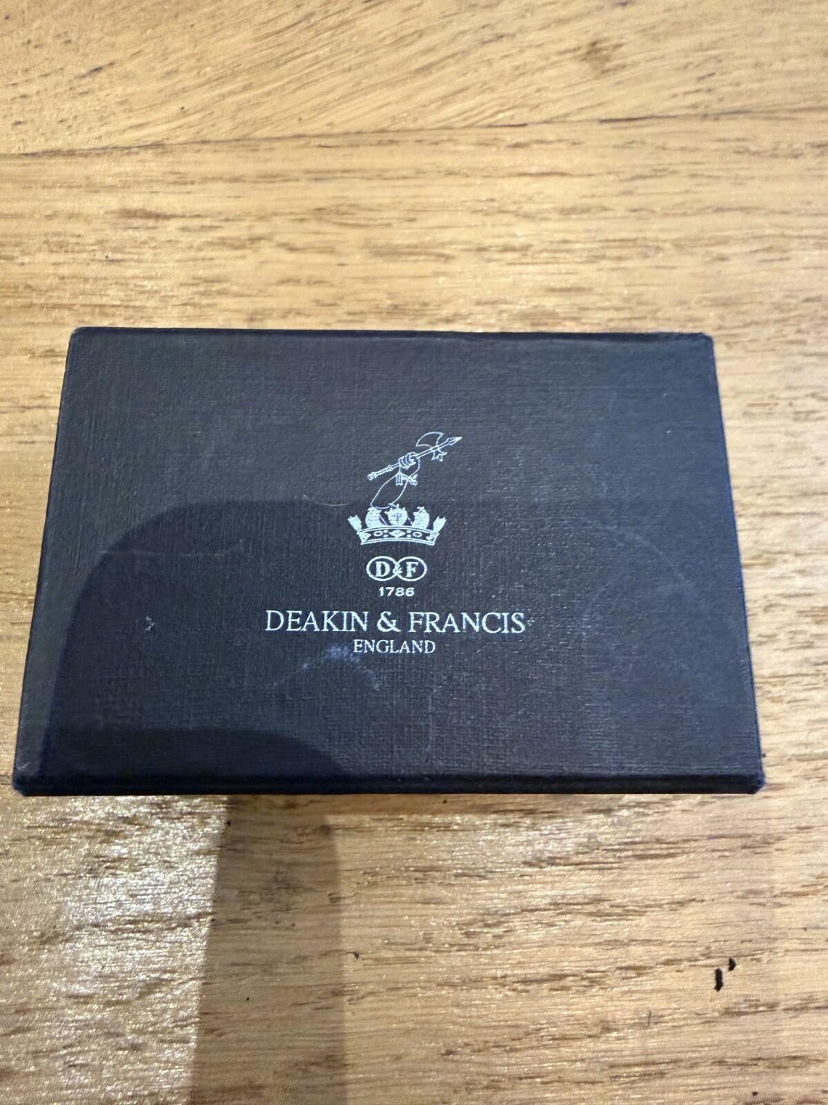 Deakin & Francis Sterling Silver Cricket Ball Cufflinks Handmade RRP £275.00 image 5