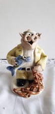 Original Vintage Rare ( one off ) Powder Mills Pottery Dartmoor, Devon, Pig-fish