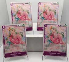 Amatsuki Toki Playset - OP13-060 x4 - Carrying On His Will - One Piece TCG