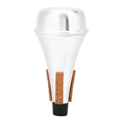 Aluminum Alloy &Cork Strip Practice Trumpet Mute Lightweight Musical Instrum DON