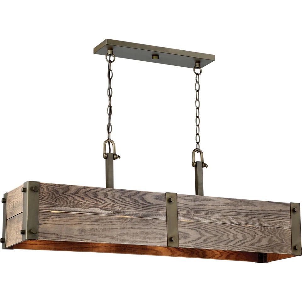 Caballete Winchester 4 luces bronce Foto 3 de 4