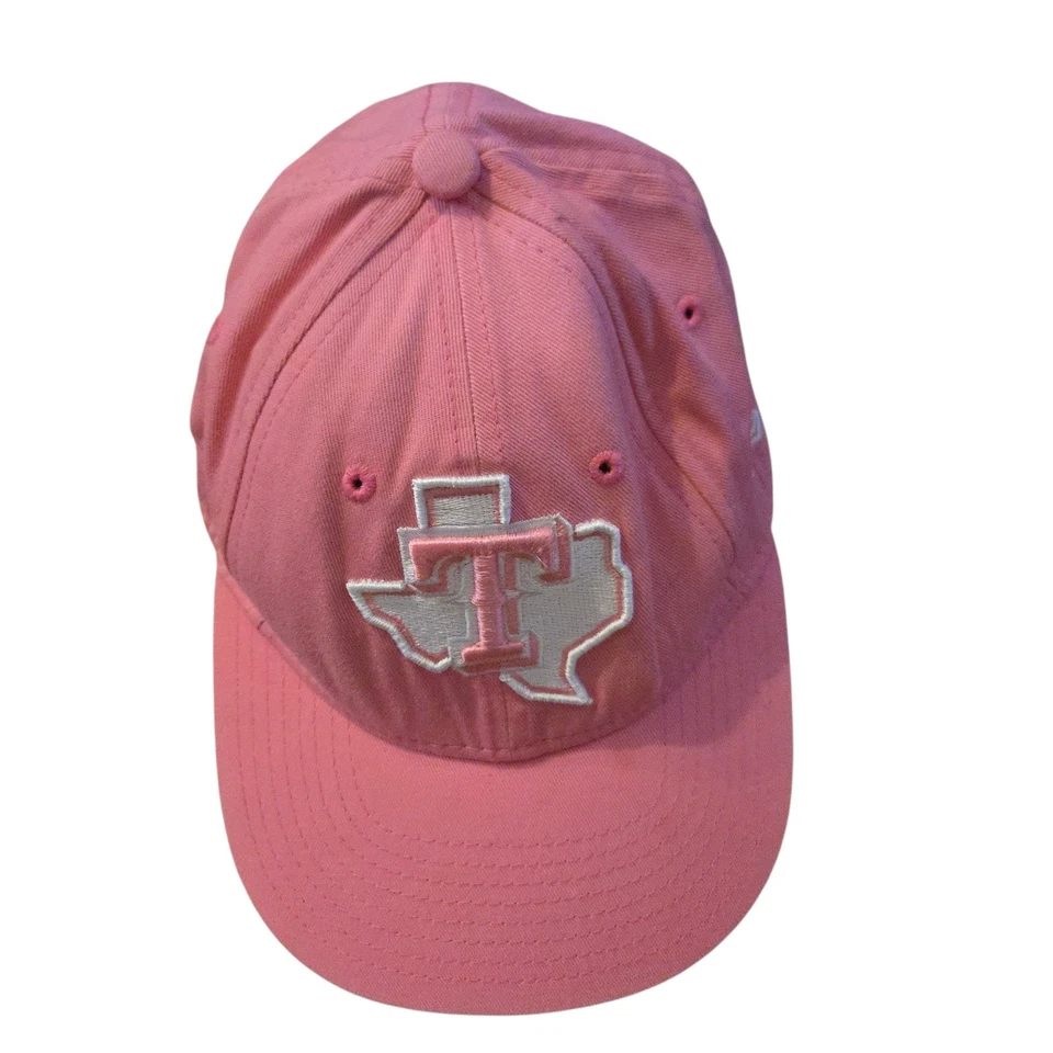 Gorra Texas Rangers Rosa Ajustable Nueva Era Preppy Deportes Fan Béisbol MLB Foto 2 de 4