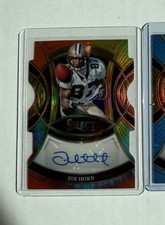 2025 Panini Select Joe Horn Signatures Auto Tie-Dye Die-Cut Prizm #14/25 W416