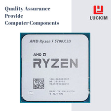 AMD Ryzen 7 5700X3D CPU - Socket AM4 8 Cores 16 Threads 3.4 GHz 4.5 GHz Turbo 96