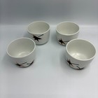 Japanese Ceramic Sake / Matcha Cups Floral Set of 4 - New with labels — photo 4