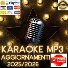OLTRE 1300 BASI MUSICALI-KARAOKE MP3 -AGGIORNAMENTI 25/26 PROFESSIONALI+SANREMO