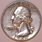 1963-D Washington Quarter - Extra Fine - #2583EA