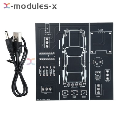 DIY Car Driving Simulation Soldering Practice Kit Electronic Kit DC 5V
