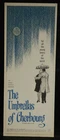 The Umbrellas of Cherbourg 1965 Poster Insert 14 x 36 NSS 65/134 Cather Deneuve