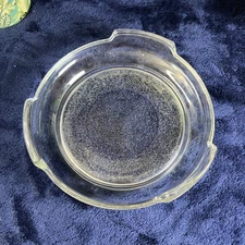 1950's Anchor Hocking Glass Clear Color Punch Bowl Base/Stand Vintage