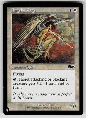 Angelic Page Common The List Reprints 4/350 MTG Near Mint 2020