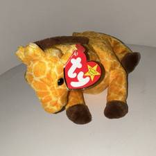 Ty Beanie Babies Twigs Giraffe Plush Toy 1995 Ages 3 and Up 3-4 4-7 8-11 Years