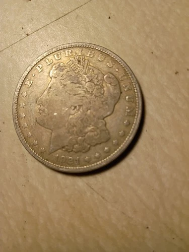 1921 90% Silver Morgan Dollar D Denver X Fine