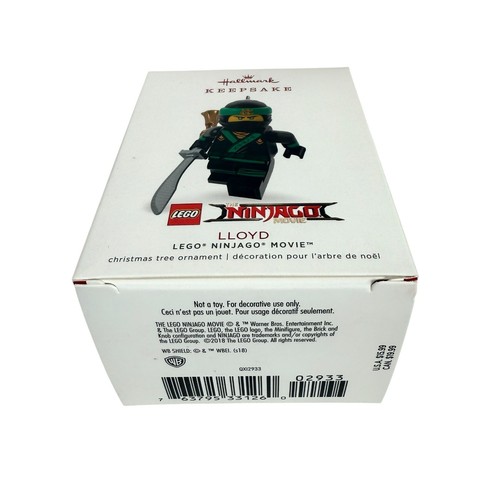 Hallmark Lloyd Lego Green Ninja Ninjago Movie Keepsake Ornament 2018 NEW - Picture 5 of 5