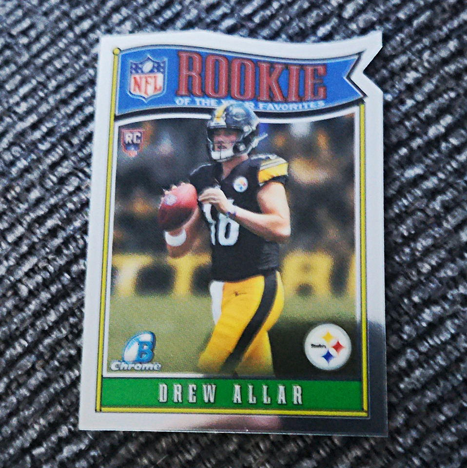 Topps Logog Topps Bowman Chrome Drew Allar Rookie of the Year Favorites ROY-4 ...