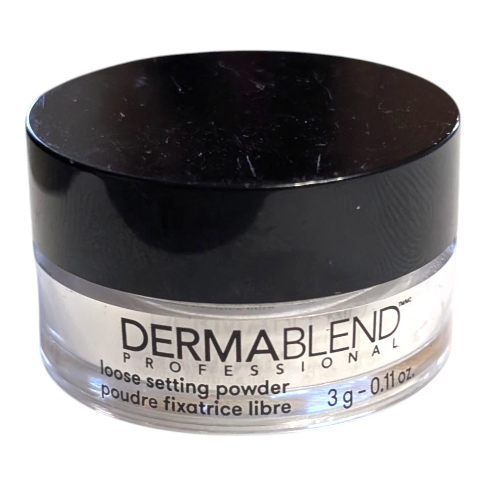 Dermablend Loose Setting Powder Original Translucent Travel .11oz 3g New Sealed - Image 4 of 4