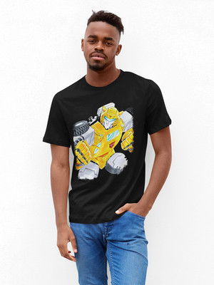 Transformers G1 Bumblebee Optimus Prime Hasbro Roboter Offizielles Herren T-Shirt