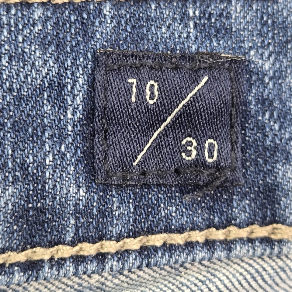 Lucky Brand Women Shorts 10/30 Blue Denim The Roll Up 6" Inseam - Image 3 of 4