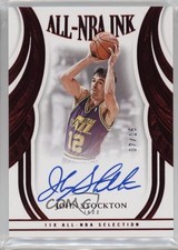 2024 Panini Flawless All-NBA Ink Ruby 7/15 John Stockton #ANB-JST Auto HOF 1e41
