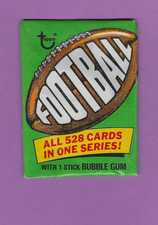 1974 Topps Football Unopened 2-Card Wax Pack