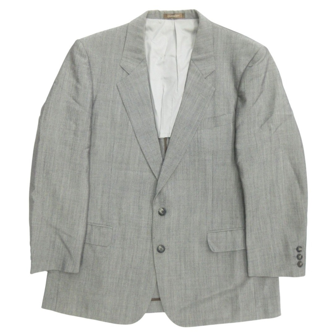 GIVENCHY Tailored Jacket Blazer Single 2 Buttons Unlined Old Vintage Gray Men's