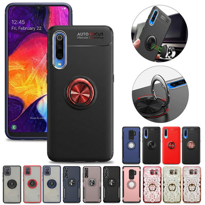 Ring Ständer Stoßfeste Handyhülle für Samsung A50 A30 A20 Note 10 J5 2017 Cover