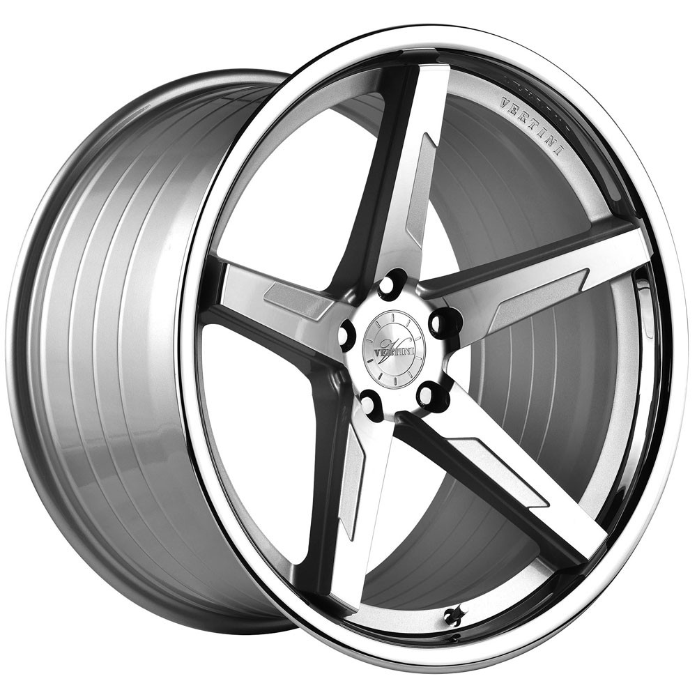 20" Vertini RFS1.7 Silver 20x9 20x10 Forged Wheels Rims Fits Maserati Ghibli