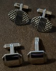 Lot Of 2 Silver Men’s Cufflinks  — photo 2