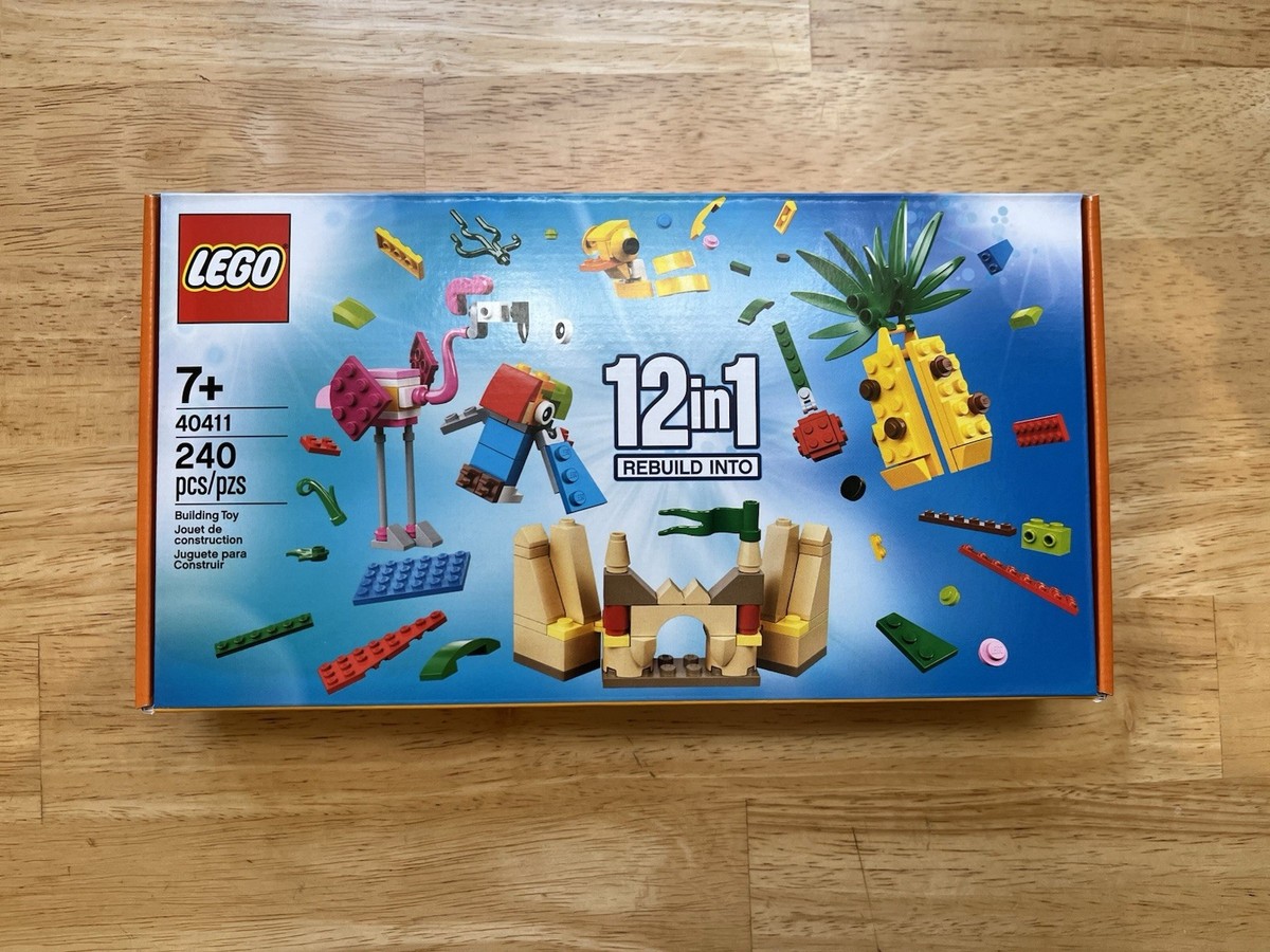 Lego GWP Set LOT - 40409 40411 6346101 - Hot Rod + Teal Brick +