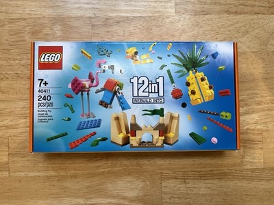 Lego GWP Set LOT - 40409 40411 6346101 - Hot Rod + Teal Brick +