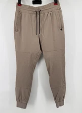 BYLT Premium Elite + Jogger Men's Medium Tapered Leg Drawstring Stretch Brown