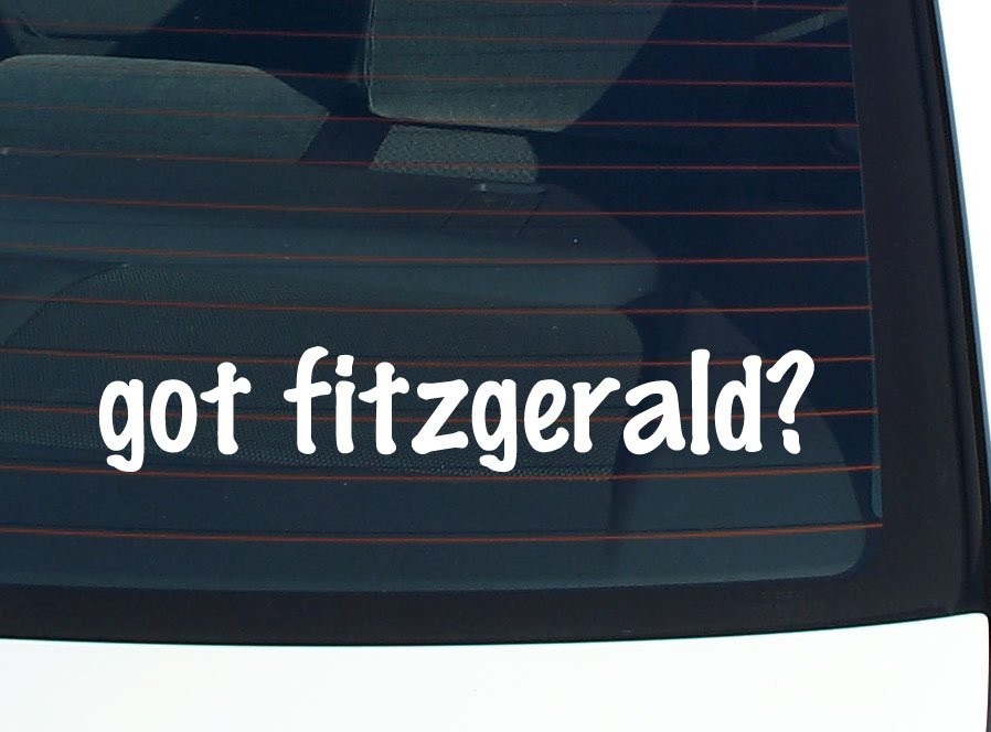 Got Fitzgerald Funny Last Name Car Decal Bumper Sticker Vinyl Window Pride
