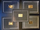 Silver .925 w/24k Gold Plate Franklin Mint Duck Stamps, 5 Total - Silver Bullion