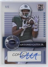 2023 Leaf Pro Set Pure Clear Platinum Spectrum 1/6 Antonio Gates Jr Auto 8d2