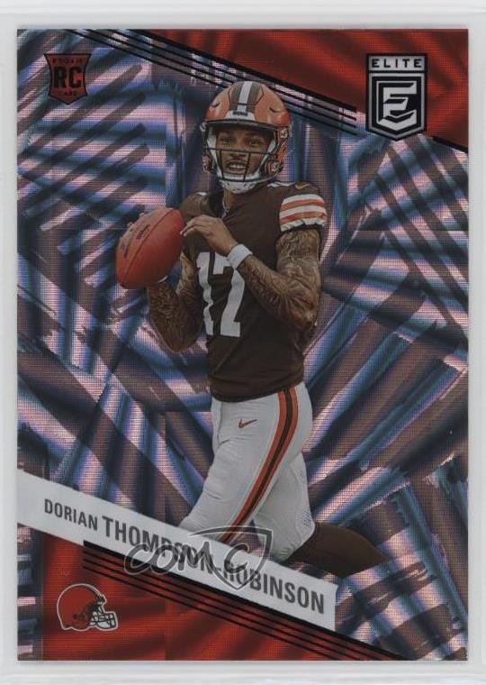 2023 Donruss Elite Rookies Razzle Dazzle Dorian Thompson-Robinson Rookie RC 0ur2
