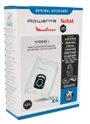 6 Sacchetti Per Aspirapolvere Rowenta Compatibili: Compact Power, Silence Force, X-Trem Power