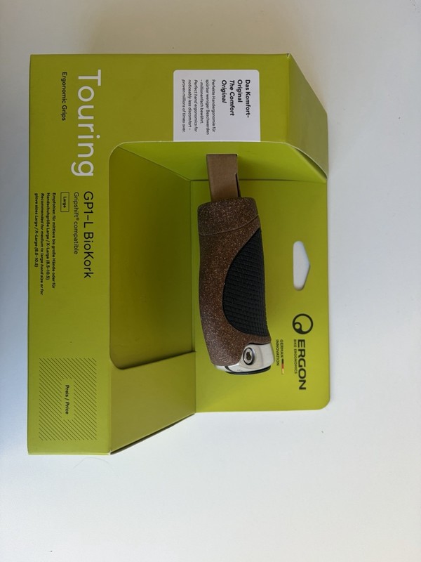 Ergon GP1 Biokork Large Brompton Grip shift