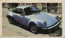 Porsche Turbo Sports Car Japanese Menko Card 72761 1976 Vintage