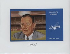 1988 Z Brooklyn Dodgers Postcards Part 2 Larry MacPhail #8 HOF 02vq