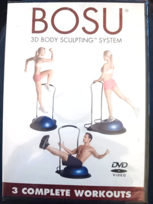 Bosu 3D Sculpting System (DVD) 3 Complete Workouts, BRAND NEW
