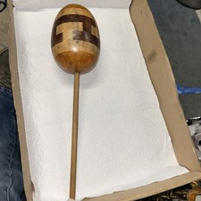 Antique Wooden Rattle Rumba Maraca 