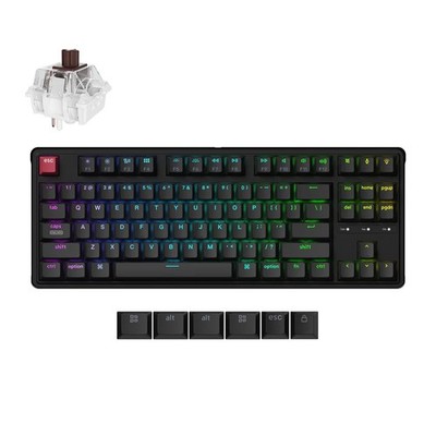 Keychron C3 Pro 8K QMK Wired Mechanische Tastatur RGB Hot-swappable Super Brown