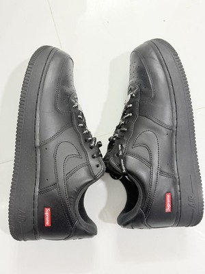 Size 8.5 - Nike Air Force 1 Low x Supreme Box Logo - Black