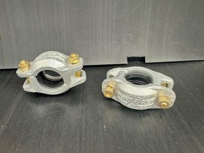 X2 Victaulic 1 1/2 Zoll 48,3 mm Zero-Flex Kupplung Rohrverschraubungen UK   Lagerware
