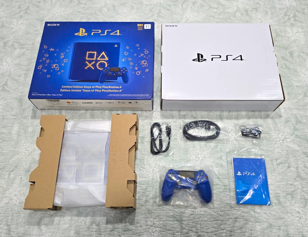 オ*ブ様 箱付 PlayStation4 Sony PlayStation 4 Slim Blue Video Game Consoles for sale | eBay