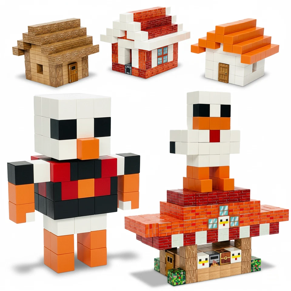 Magnetic Building Blocks Set - STEM Toys for Kids 3+ - Variations Available - Image 4 of 4