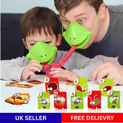 Frosch Mund Zunge Blasen Musik Kinder Spielzeug Brettspiel Chamäleon Eidechse Maske