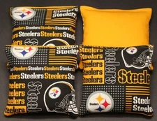 Pittsburgh Steelers Cornhole Bean Bags 4 ACA Regulation Corn Hole Bags Tailgate 