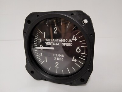 UNITED INSTRUMENTS INSTANTANEOUS VERTICAL SPEED INDICATOR PN: 7160 C.130 +NEW+