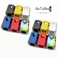 2 PACK Muzzle Brake Compensator 1/2''x28 TPI For 9mm 5 Color Option